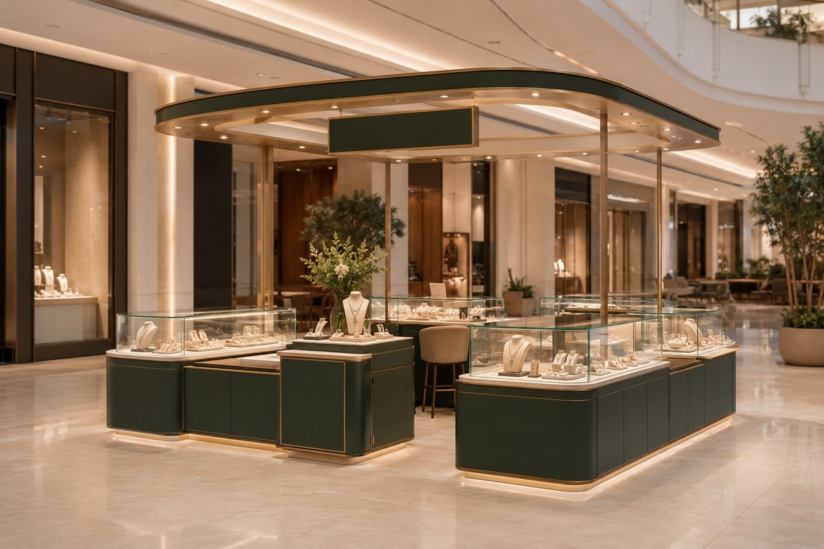 May Signature compact jewellery kiosk